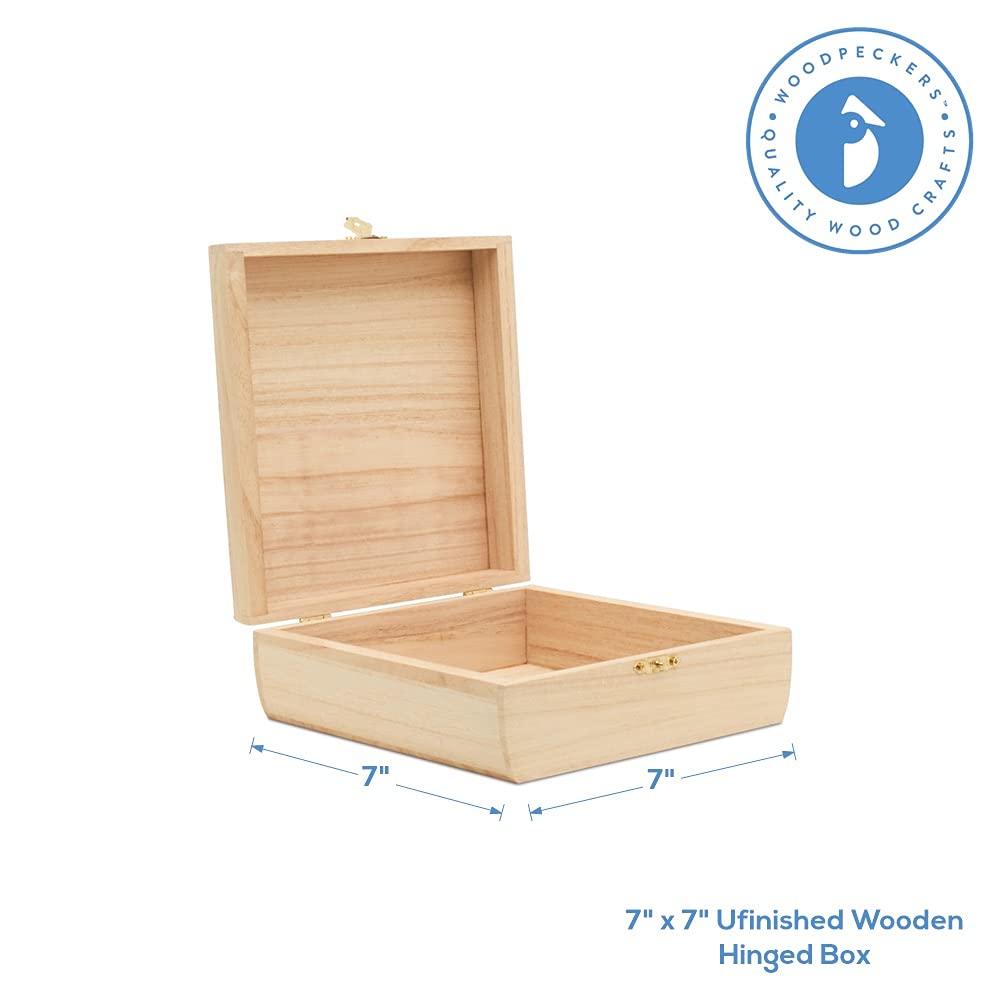 Amazon.com: Woodpeckers Cigar Boxes Empty Wooden 7-inches, Pack of